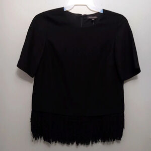 Banana Republic women's top black size S with tassels